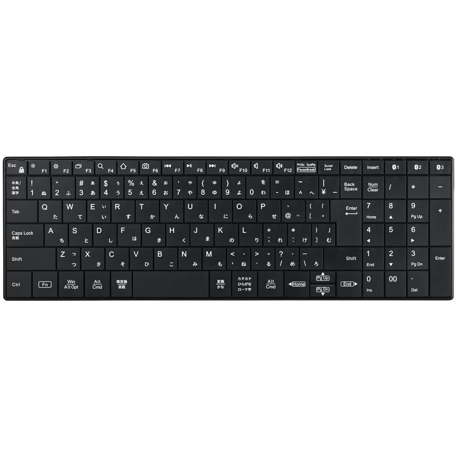 BUFFALO BSKBB325BK Bluetooth®5.0対応 コンパクトキーボード ブラック バッファローの商品画像