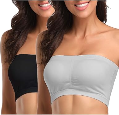 strapless bra crop top