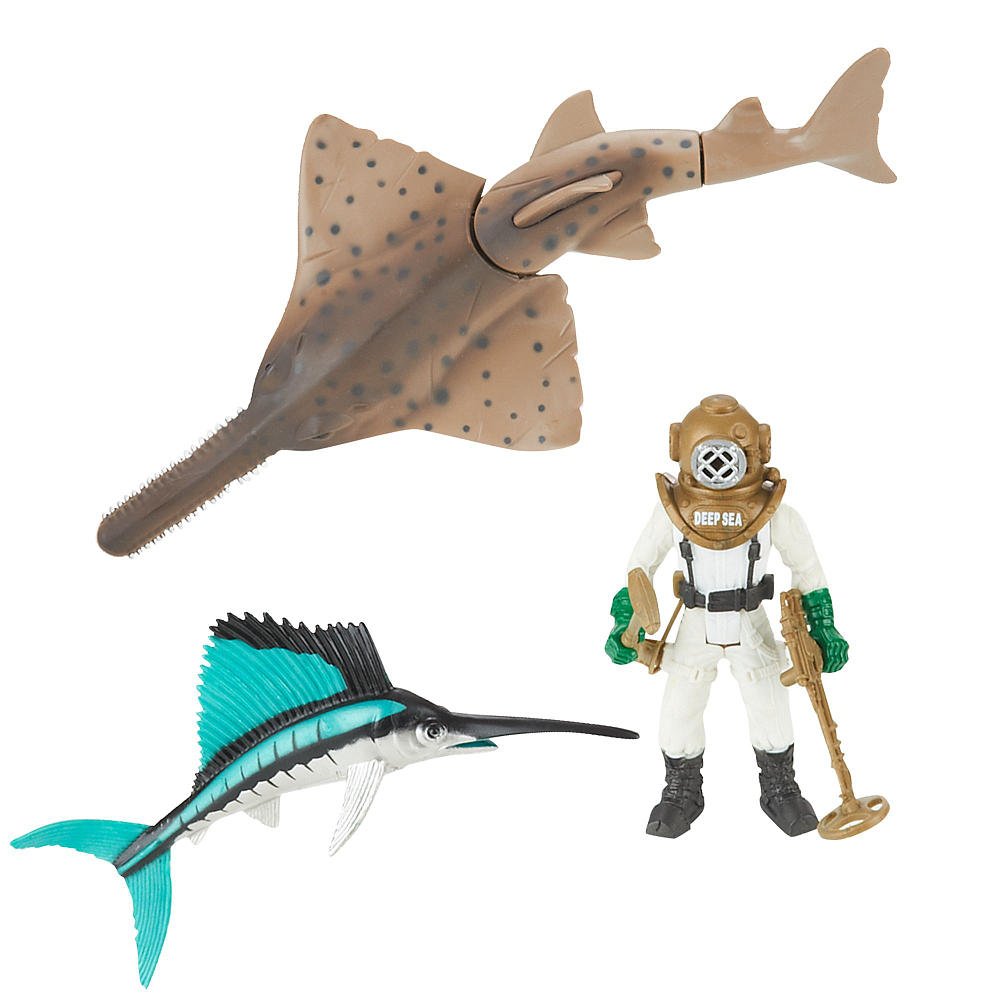 Animal Deep Sea Discovery Sawfish Playset Toys & Games