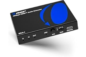 OREI 8K Audio Extractor HDMI UltraHD 4K @ 120Hz 48G HDMI 2.1 Audio Converter for PS5 SPDIF + 3.5mm Output HDCP 2.3 - Dolby Digital/DTS Passthrough CEC, HDR, Dolby Vision, ARC, HDR10+ (BKA-1)