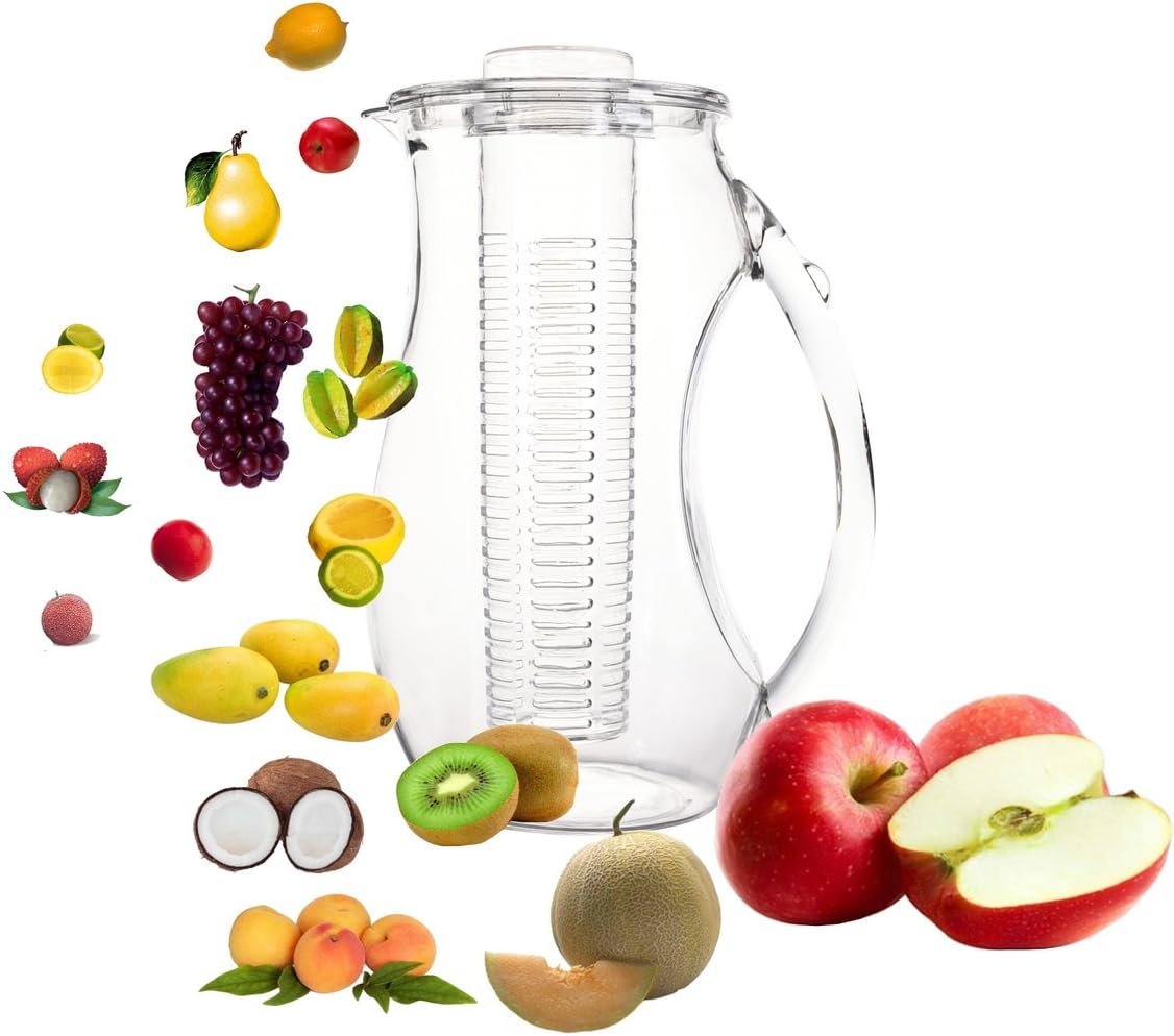 Natural Fruit Infuser Beverage Pitcher (2.0 L)