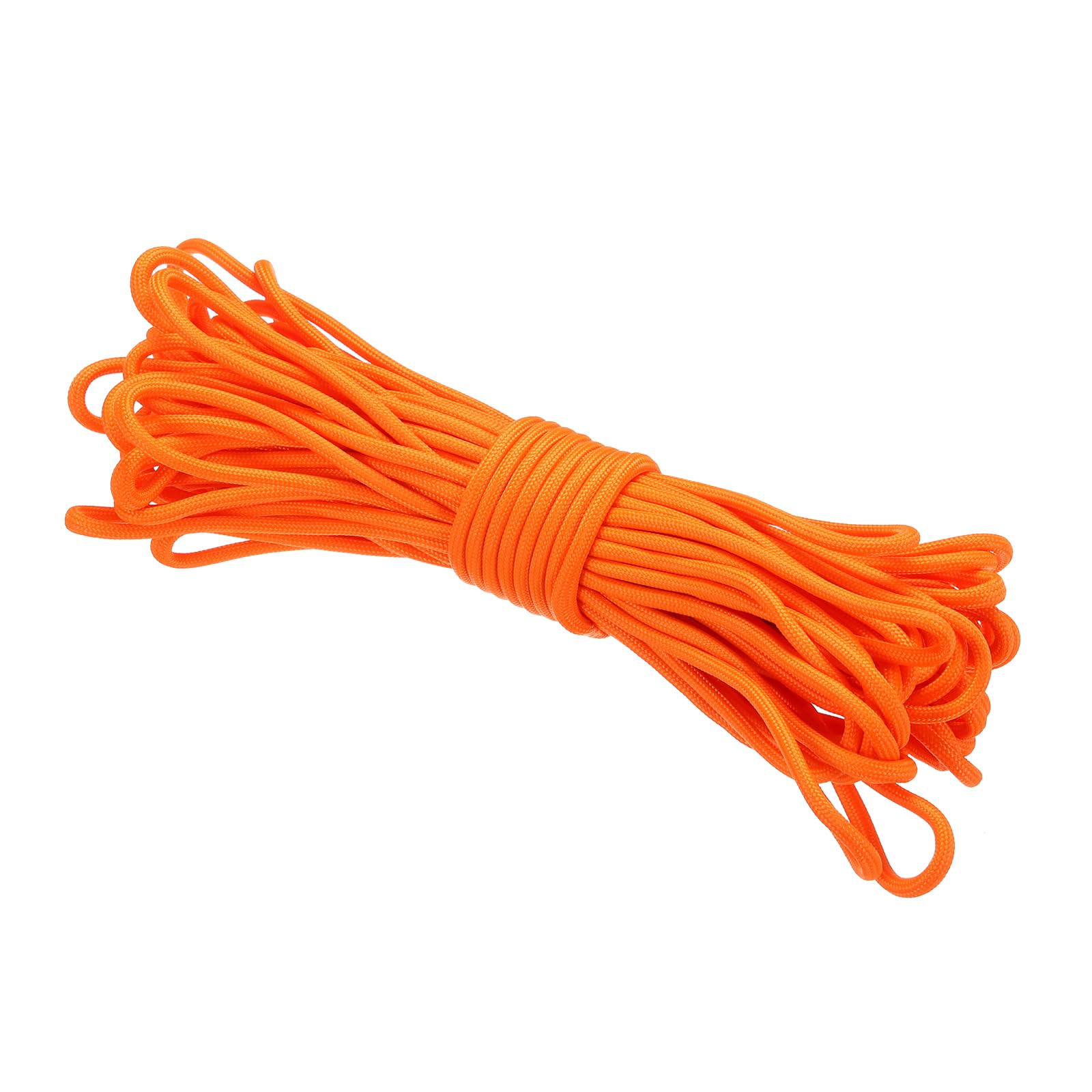 PATIKIL 50 Feet Glow in the Dark Paracord, 4mm Camping Paracord Rope 9-Strand Type 550lb Nano Cord Paracord for Camping Tent Tarp Hiking, Orange