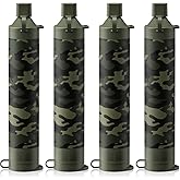 Membrane Solutions Straw Water Filter S1, NSF/ANSI 42&372&401 certificated, Survival Filtration Portable Gear, Emergency Preparedness, Supply for Drinking Hiking Camping Team Family Outing