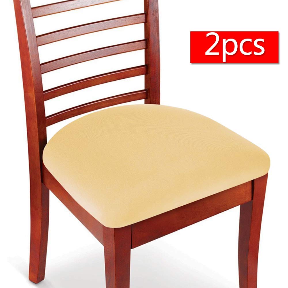 Best beige chair covers for dining room with arms