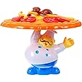 UPKOCH Interactive Pizza Pile-up Balancing Game for Kids, Fun Toy for 2-4 Players, Ideal for Ages 5+, Stacking Sequence Game for Family Activities, Travel, and Bithday Option