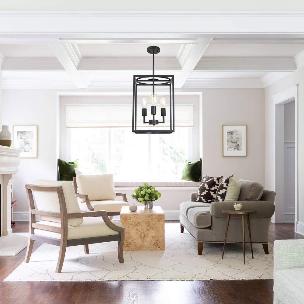Bonlicht Rustic Hall Foyer Cage Chandeli Buy Online In Cambodia At Desertcart
