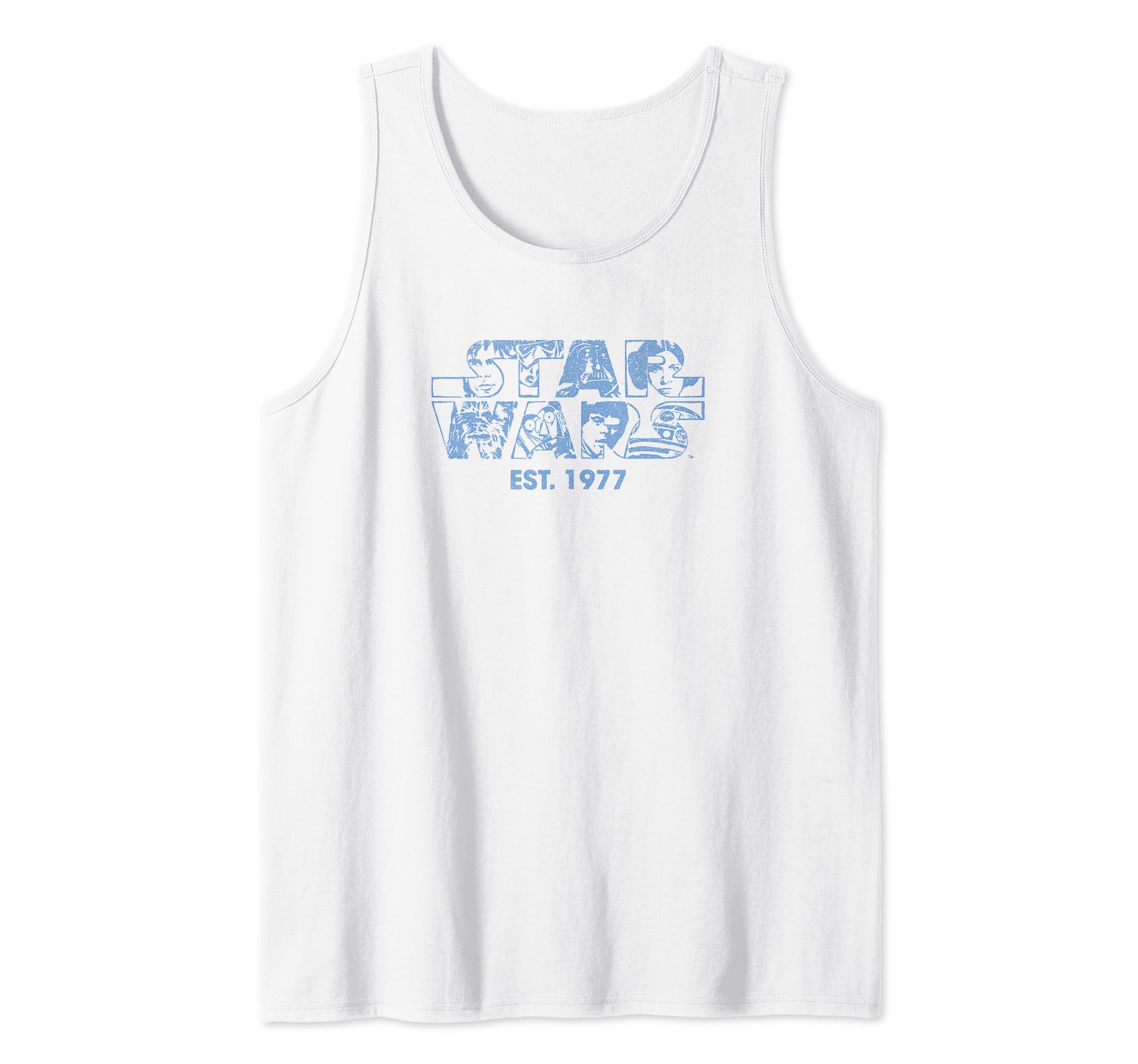 Star Wars Cast Logo Star Wars Est. 1977 Tank Top