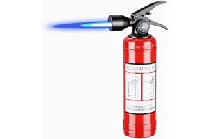 Honhahei Windproof Jet Torch Lighter – Refillable Dual Flame with Safety Lock, Flexible Nozzle, Adjustable Flame, Heavy-Duty Zinc Alloy Body – Ideal for Indoor & Outdoor Use (RED-short)