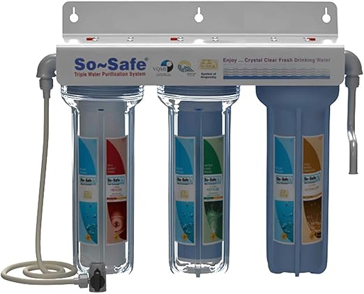 triple filtered water at home