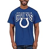 Junk Food NFL - Indianapolis Colts - Bold Logo - Officially Licensed Adult Short Sleeve Fan Tee for Men and Women