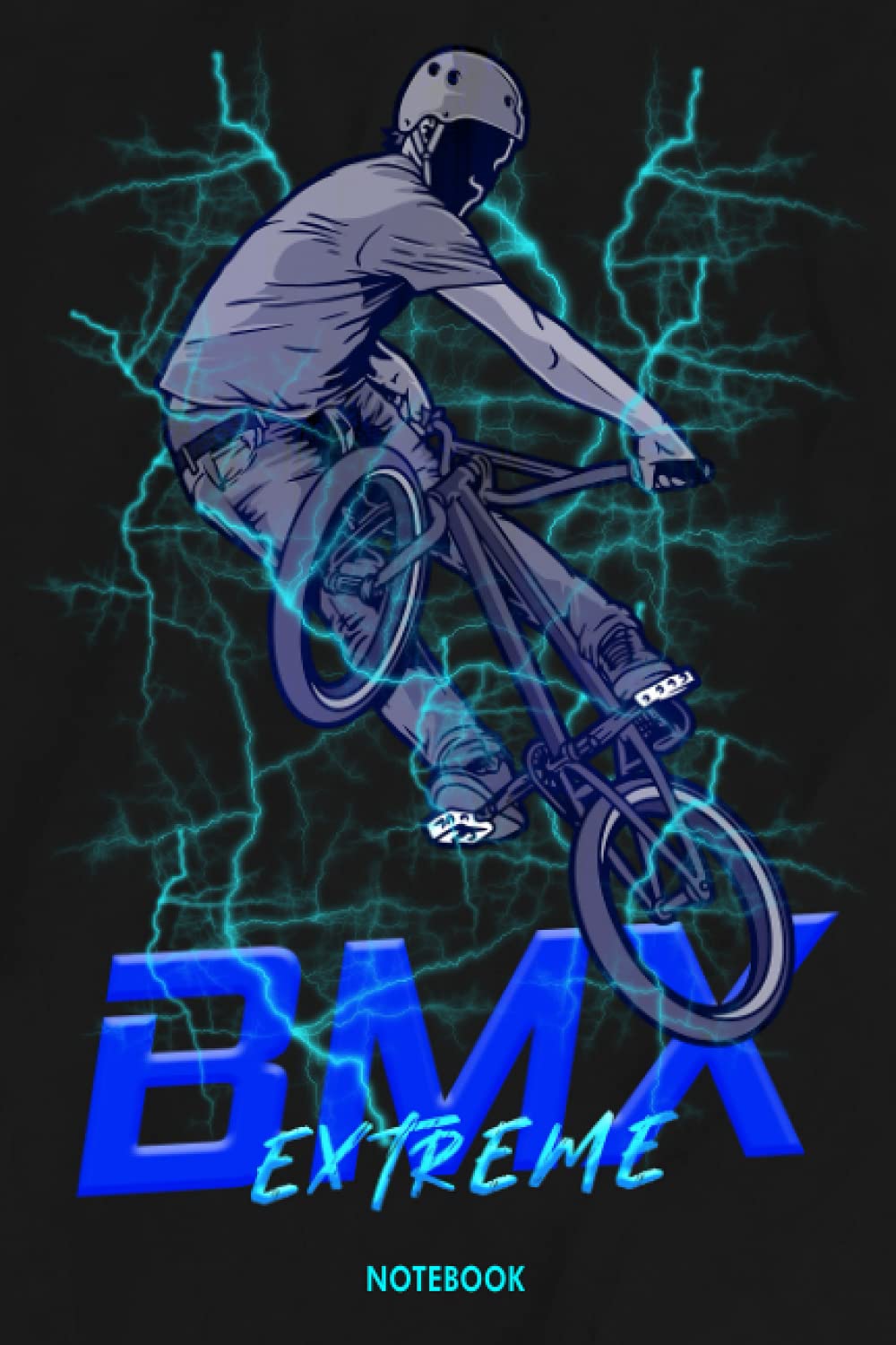 Bmx Notebook: Blank Lined 6x9 120 Pages Bmx Freestyle Journal