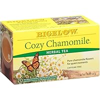 Bigelow Tea Cozy Chamomile Herbal Tea, Caffeine Free, 20 Count (Pack of 6), 120 Total Tea Bags