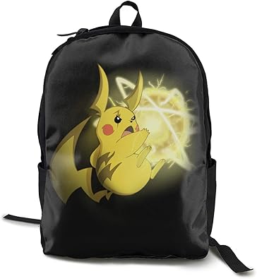 Amazon 景峡デパート ポケットモンスター 大人定番リュックサック 実用的で便利 大容量 学校への旅行 登山black One Size シューズ バッグ