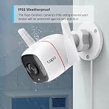 Tapo TC65 2K Outdoor Security Camera 3MP WiFi Wired Person Detection Night view 7
