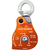 Rock Exotica Omni-Block Swivel Pulley &ndash; High-Strength Swivel Pulley with Sideplate Access for Rigging &ndash; Made in The USA