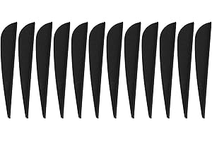 Archery Arrows Feather 12 PCS 3 Inches Feather DIY Arrow Fletching Rubber Feather Fletching Left Right Wing Parabolic Accesso