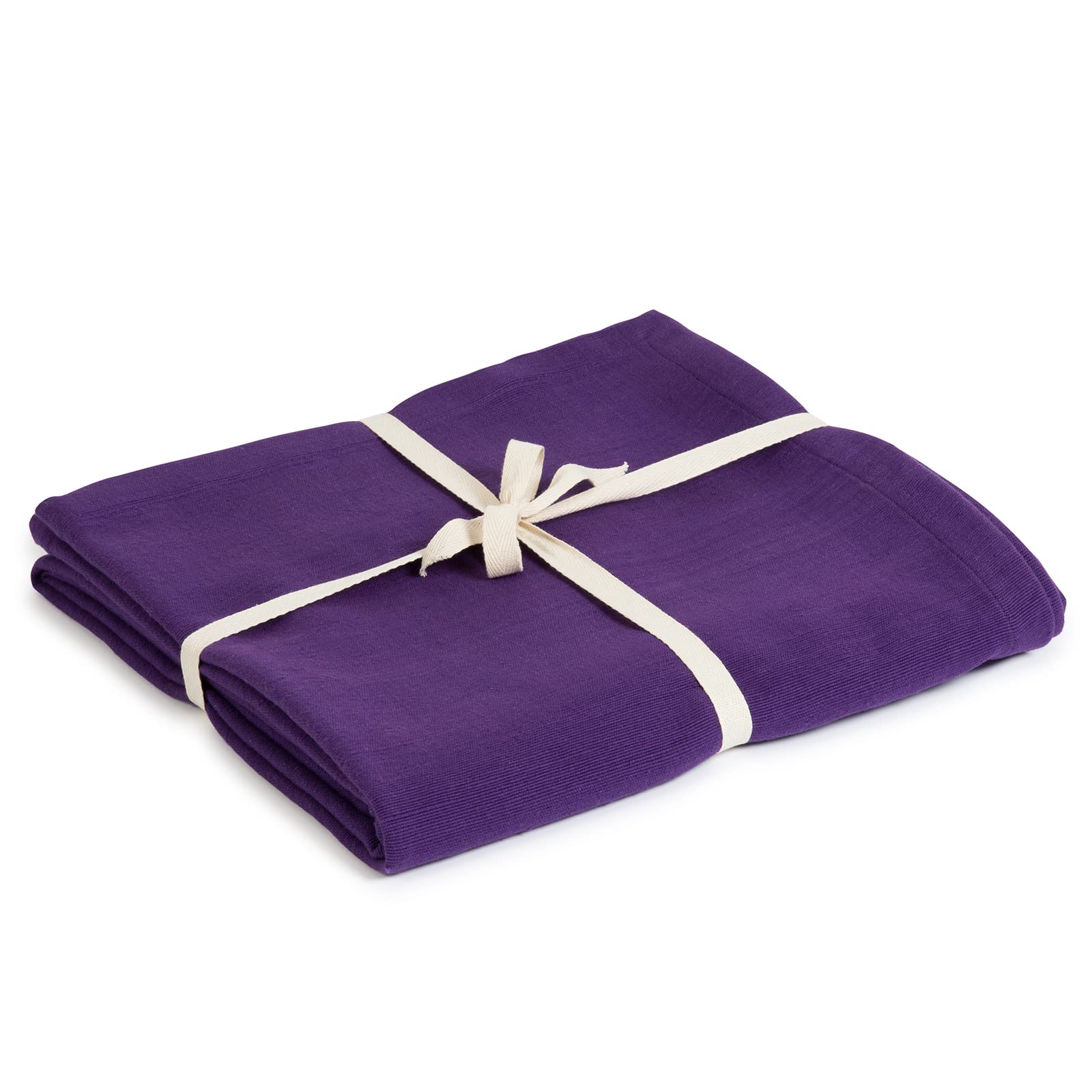 Yoga Studio Organic Cotton Yoga Blanket - Purple