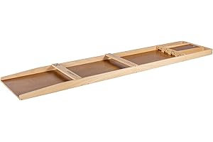 Heemskerk Folding Dutch Shuffleboard - Premium Quality Full-Size HS-40 Sjoelbak That Folds for Storage - Accessories Included