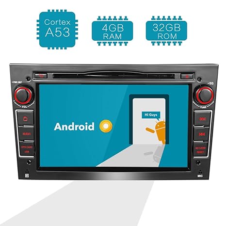 Amaseaudio Upgrade Android 8.0 Octa Kern Autoradio Car DVD Player für Opel Corsa Astra Vectra Zafira Antara Meriva Vivaro 2-D