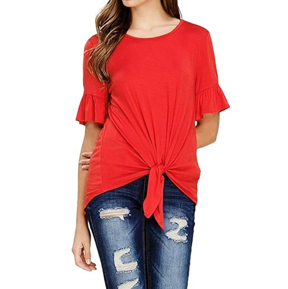 Tee Lucky Brand Blue Floral Print 