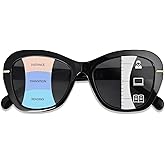 FONHCOO Progressive Multifocal Sunglasses for Women, Stylish Reader Sun Glasses Outdoor Reading Sunglasses UV400 Protection