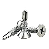 120PCS #10 x 3/4" Stainless Steel Self Drilling