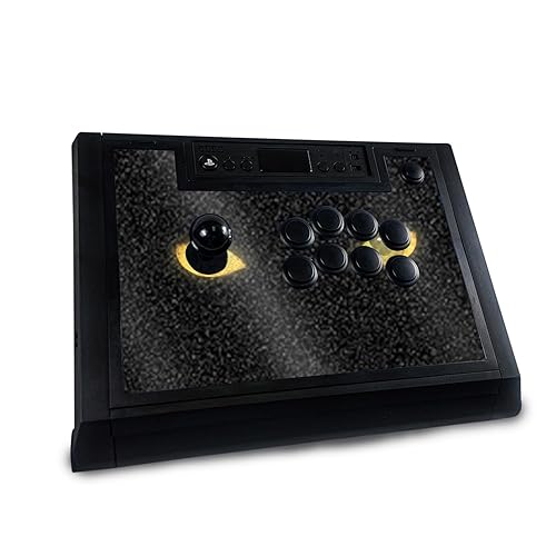 Glossy Glitter Gaming Skin Compatible with Hori Fighting Stick Alpha (PS5, PS4, PC) - Cat Eyes - Premium 3M Vinyl Protective Wrap Decal Cover - Easy to Apply | Crafted in The USA by MightySkins - Amazon deal for $17.11