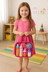 fash n kolor My Sweet Baby Disappearing Doll Feeding Set 6 Pc Baby Doll Care view 2