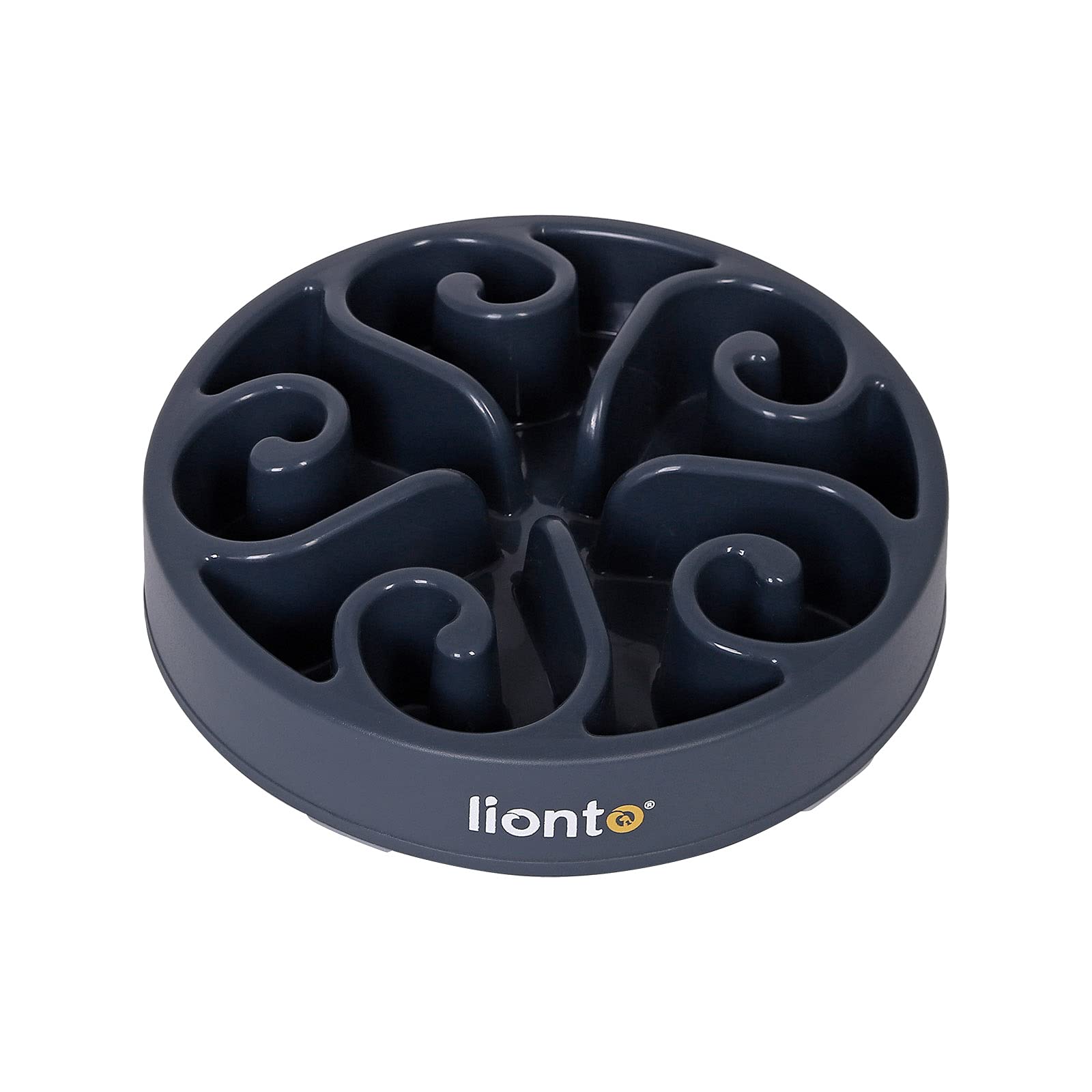 lionto Dog Bowl Anti-Sling Cat Bowl 20 x 5 cm Grey