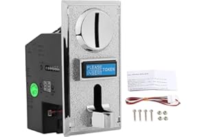 ACOGEDOR Multi Acceptor, 6 Kinds of Different Selector Acceptor, High Accuracy, Anti-Phishing, Anti-Mixed, for Vending Machines, Game Machine, etc