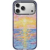 CASETiFY Impact iPhone 17 Pro Max Case [Slim/Compatible with Magsafe / 8.2 ft. 4X Military Grade Drop Protection] - Frosted Sunset - Soft Blue