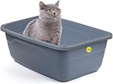 Cat Centre Extra Deep Large Litter Tray Grey High Sides 56x40x19 cm view 6