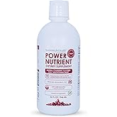 Rawleigh Power Nutrient: Cranberry Flavor, Daily Multivitamin Liquid Supplement for Men, Women with VIT. A - zinc, B 1-6 & 70 Colloidal Trace Minerals, Vegetarian-Friendly GMO & Gluten Free 32 fl oz