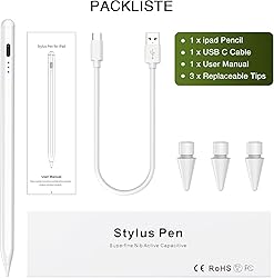 Stylus Pen for iPad 2018-2025, Fast Charging