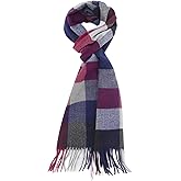 Nonakgado Plaid Scarf for Women and Men-Fall Winter Classic Tartan Checkered Plaid Scarves