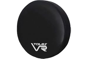 Spare Tire Cover - [1 Piece, 1 PVC Bag] Heavy-Duty Waterproof Wheel Cover Vinyl Cover with All-Weather Protection (Black, 33 