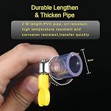 Flintronic Fuel Siphon Pump 15mm Inner Dia 2m Hose Water Liquid Transfer view 2
