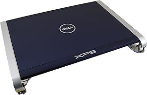 Dell X617H XPS M1530 LCD Blue Back Cover with Hinges