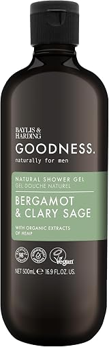 Baylis & Harding Goodness Men’s Bergamot Clary Sage Shower Gel 500 ml Trio view 2