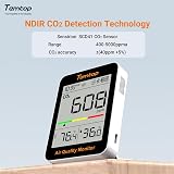 Temtop CO2 Monitor Bluetooth Thermo-Hygrometer Indoor Air Quality Monitor view 3