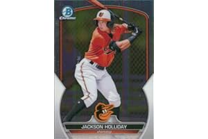 2023 Bowman Chrome Prospects #BCP-20 Jackson Holliday Baltimore Orioles RC Rookie Baseball Trading Card