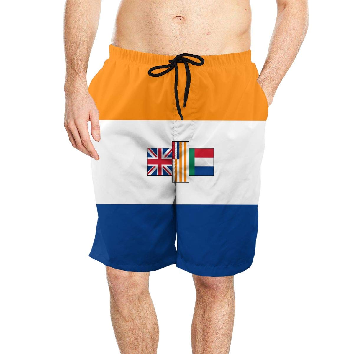 Ling Lake Co Mens Beach Shorts Board Summer Swim Trunks Clothing Swim