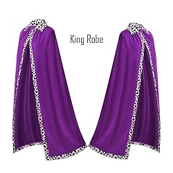 3 Packs Adult King Robe Halloween Costume Medieval