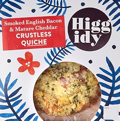 Higgidy Crustless Smoked Bacon And Cheddar Quiche 380g Amazon Co