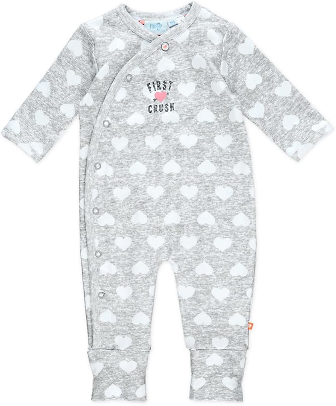 Feetje Baby Madchen Strampler Schlafanzug Klappfuss Aop Loved 68 Amazon De Bekleidung