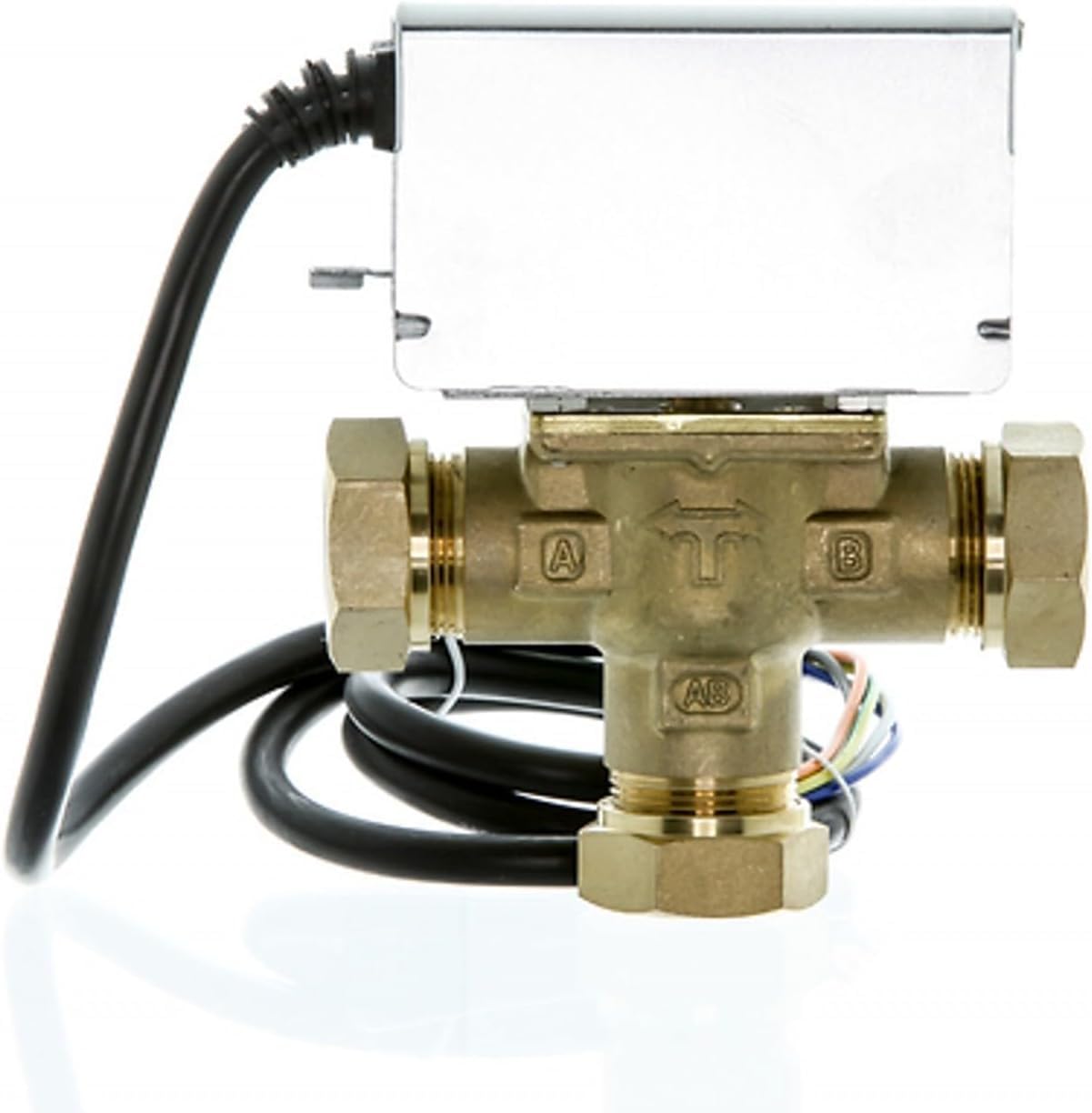 Team Controls 3 Port Mid Position Motorised Zone Valve 22mm 5 Wire, Direct Replacement for Honeywell V4073A, Tower, Banico, Horstmann