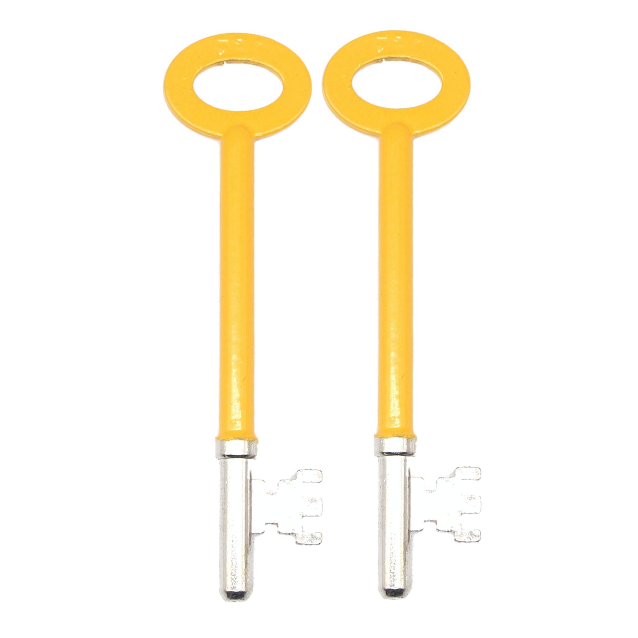 FBL Fire Brigade FB1 Key for FB1 Mortice Deadlock Hi Vis Yellow Pack of 2 (2)