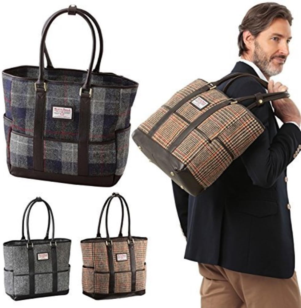 Amazon ハリスツイード トートバッグ メンズ かばん 鞄 ハリス