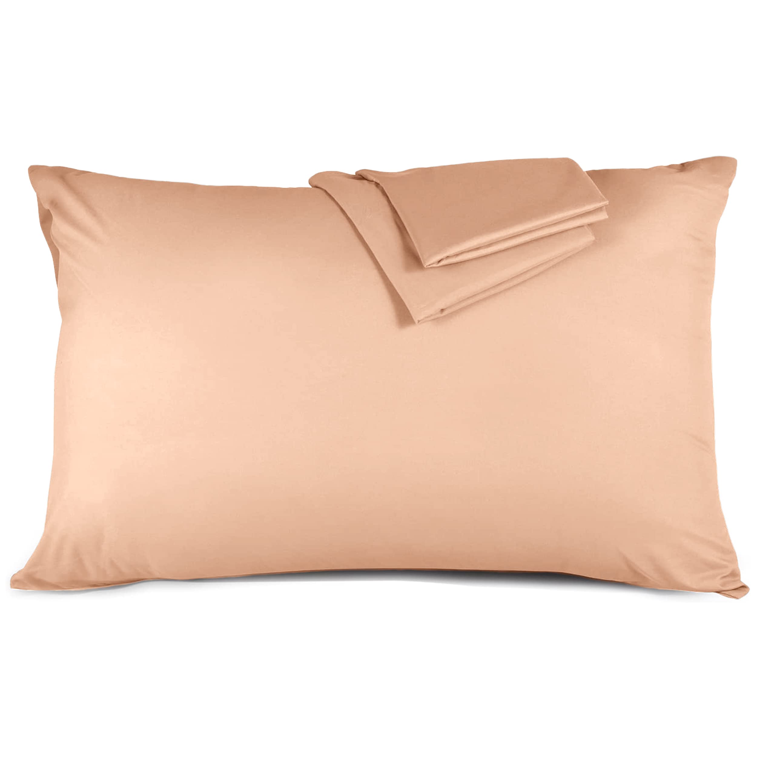 Hafaa Pillowcases 2 Pack Brushed Microfiber Peach Pillow Cases with Envelop Closure – Wrinkle & Fade Resistant Pillow Cover, 50x75 cm — image 1