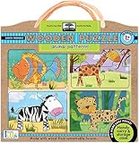 Innovative Kids Green Start Wooden Puzzles: Animal Patterns (2Yrs+) Puzzle